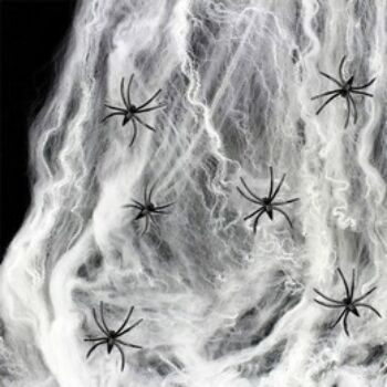 Pókháló - Óriás - 6db pókkal